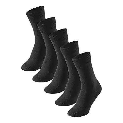Produktbild: Schiesser Herren 5 Pack Strümpfe - Stay Fresh Socken, Schwarz_173200, 43-46 EU