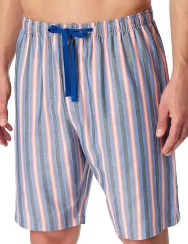 Produktbild: Schiesser Herren Kurze Schlafhose Web - Mix + Relax Pyjamaunterteil, Grapefruit_180291, 48