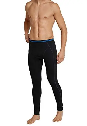 Produktbild: Schiesser Herren Lang Unterhose, Schwarz, M EU
