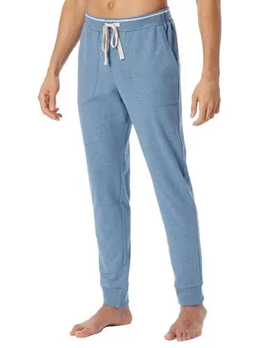 Produktbild: Schiesser Herren Lange Schlafhose-Sweatwear Organic Cotton-Mix + Relax Pyjamaunterteil, blau-Mel_181186, 52