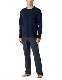 Produktbild: Schiesser Herren Schlafanzug lang - Nightwear Set, Blau_159633, 58