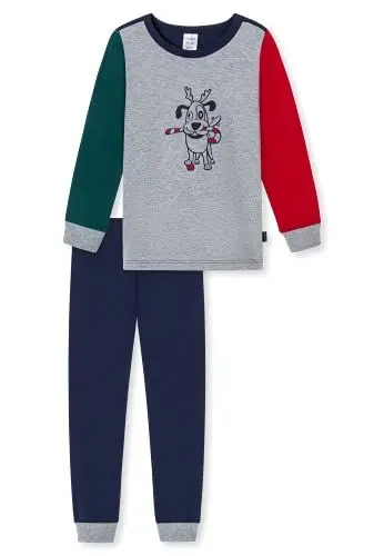 Produktbild: Schiesser Jungen Kinder Langer Schlafanzug-Organic Cotton Pyjamaset, Mehrfarbig 12, 128
