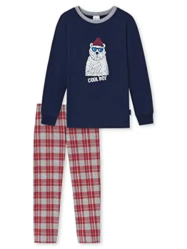 Produktbild: Schiesser Jungen Kinder Langer Schlafanzug-Organic Cotton Pyjamaset, Mehrfarbig 13, 116