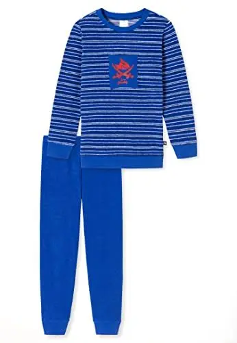 Produktbild: Schiesser Jungen Kinder Langer Schlafanzug-Organic Cotton Pyjamaset, Royal Ii, 98