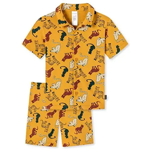 Produktbild: Schiesser Jungen Pyjama Kurz Pyjamaset, gelb, 140