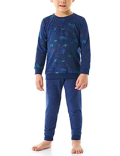 Produktbild: Schiesser Jungen Schlafanzug Set Pyjama warme Qualitäten Frottee - Fleece - Interlock - Größe 92 bis 140