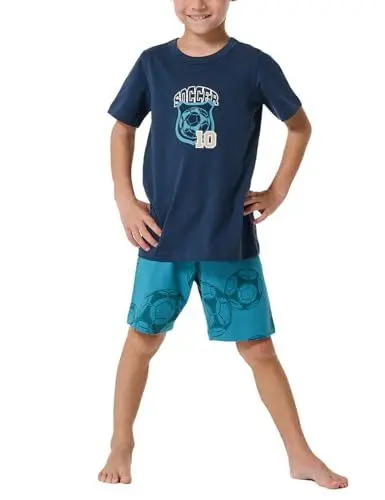 Produktbild: Schiesser Youth-Mens Jungen Pyjamaset, Nachtblau_181077, 104
