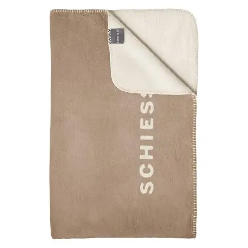 Produktbild: Schiesser Kuscheldecke Klara in Wendeoptik | Baumwoll-Mix | warm und flauschig | schadstoffgeprüft | 150x200cm | Taupe