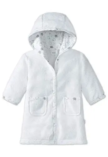 Produktbild: Schiesser Unisex Baby Bademantel, Weiß (Weiß 100), 74-80