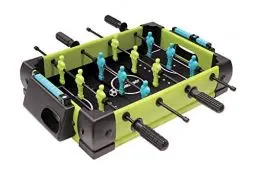 Produktbild: Schildkröt Mini Tischkicker, Tischfussball für Zuhause, kompakte Größe, inkl. Toranzeige, mit Anti-Rutsch Füßen, perfekt für jede Grill- und Fußball Party oder Kindergeburtstag, 970310