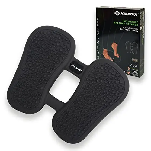 Produktbild: Schildkröt Balance Stepper, trainiert Stabilität, Trittsicherheit und Gleichgewicht, mit Noppen, aufblasbar, inklusive Luftpumpe, in Farbkarton, 960232