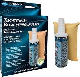 Produktbild: Schildkröt Donic-Schildkröt Tischtennis Reinigungsset, 100 ml Belagreiniger im Pumpzerstäuber und Reinigungsschwamm, zum Auffrischen der Schläger-Beläge, 828529