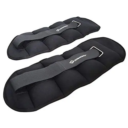 Produktbild: Schildkröt Unisex – Erwachsene 2.0kg Set, 2 x 2,0 kg, Schwarz, in Tragetasche, Gewichtsmanschette Arm-Bein 2,0kg, 960003