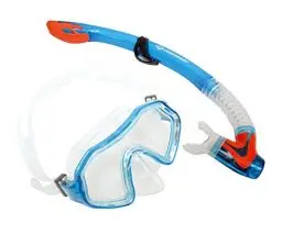 Produktbild: Schildkröt® Kinder-Schnorchelset Barbados 2-teilig, Brille, Schnorchel, ABC Set, Junior Tauchset, hochwertiges Silikon, cooles Design, perfekte Passform, im Blister, 940011