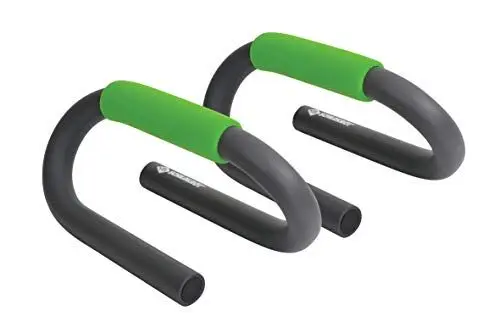 Produktbild: Schildkröt® Push Up Bars, 2 Liegestützengriffe, Anthrazit-Grün, in 4-Farb Karton, 960145