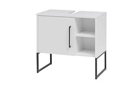 Produktbild: Schildmeyer Waschbeckenunterschrank 146151 Limone, 60,4 x 59,9 x 33 cm, weiß matt