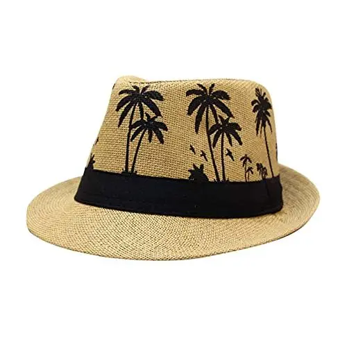 Produktbild: Schirmkappe Herren XL Basecap Herren Trucker Strohhut Mütze Sonnenschutzmittel lässige Mode am Strand für Erwachsene Fisherman Sonnenhut Damen Elegant Damen Sonnenhut Schutz (Khaki, One Size)