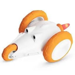 Produktbild: SCHITEC Interaktives Katzenspielzeug, Automatisches Bionisches Mäusespielzeug mit LED Blinkende Schwanz für Indoor Katzen, USB Wiederaufladbares Intelligentes Elektrisches Kätzchen-Übungsspielzeug