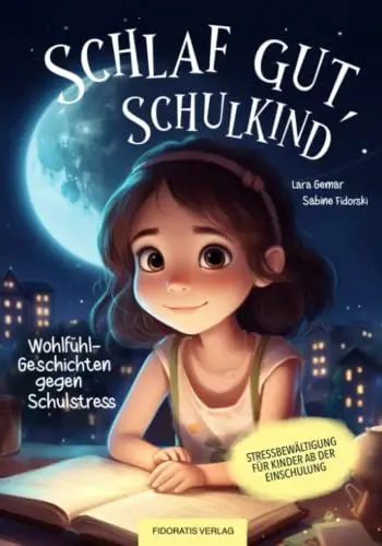 Produktbild: Schlaf gut, Schulkind - Wohlfühl-Geschichten gegen Schulstress - Stressbewältigung für Kinder ab der Einschulung