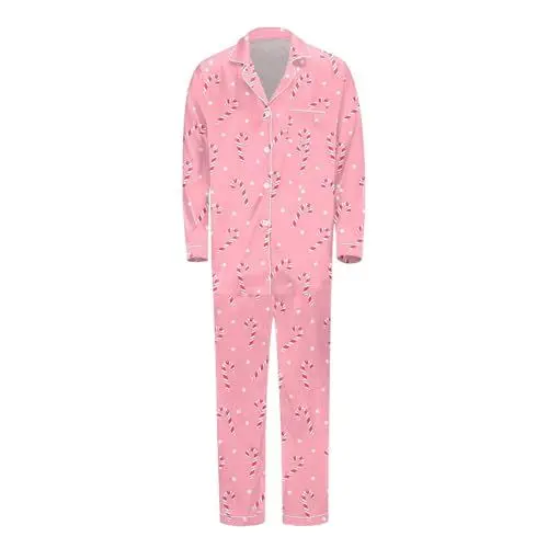 Produktbild: Schlafanzug Herren Schlafanzug Kurz Baumwolle Halloween Pj Pants Langarm Shirt Damen Set 2 Teiler Damen Damen Sommer Zweiteiler Nachthemden Für Damen Sommer Nachthemd Kurz Pyjama Teenager Mädchen Lang