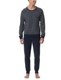 Produktbild: Schlafanzug lang- weiches Frottee - Casual Nightwear
