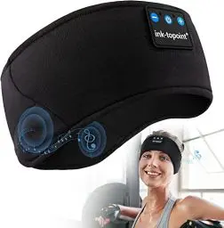 Produktbild: Schlafkopfhörer Bluetooth,Schlaf Kopfhörer Stirnband Bluetooth 5.4 Kopfhörer Geschenk für Männer/Frauen mit Ultradünnen HD Stereo Lautsprecher für Sport,Schlafen,Reisen,Meditation,Entspannen