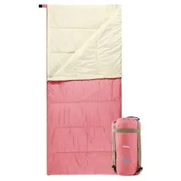 Produktbild: Schlafsack Outdoor, Ohuhu Kleines Packmaß & Ultraleicht (860g) Sommer Schlafsäcke Tragbar Leicht Wasserdicht Deckenschlafsack mit Kompressionssack für Camping, Backpacking, Wandern, Reisen, Rosa