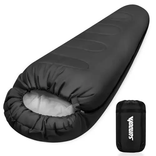 Produktbild: Schlafsack Outdoor für Camping 3 Jahreszeiten - Erwachsene Schlafsack Sommer Schlafsack 2 in 1 Funktion Mumienschlafsäcke Warm Leichtgewichtig Wasserabweisend für Rucksackreisen Wandern und Reisen