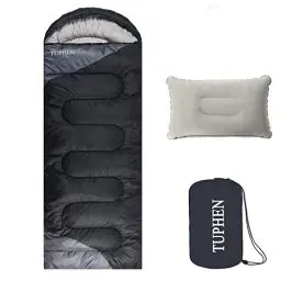 Produktbild: Schlafsack - 3-4 Jahreszeiten Camping Schlafsäcke für Erwachsene Kinder Mädchen Jungen - kompakter Schlafsack für Wandern, Rucksacktourismus - leichtes wasserdichtes verpackbares Reisegepäck