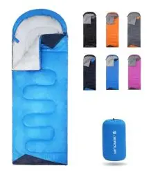 Produktbild: Schlafsack für Erwachsene,Jugendliche, kaltes und warmes Wetter, Rucksackreisen, Ultraleicht, kompakt, wasserdicht für Camping, Wandern, Sommer, Frühling, Fall