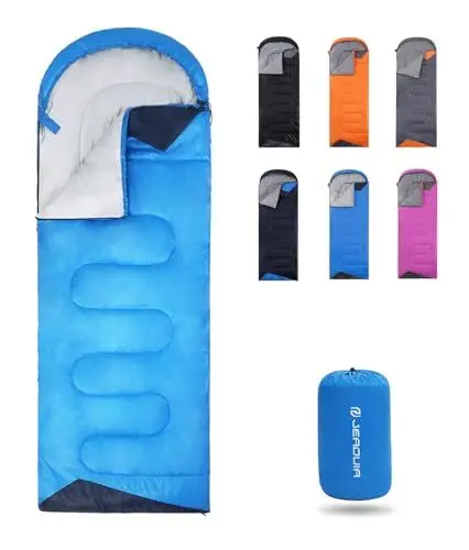 Produktbild: Schlafsack für Erwachsene,Jugendliche, kaltes und warmes Wetter, Rucksackreisen, Ultraleicht, kompakt, wasserdicht für Camping, Wandern, Sommer, Frühling, Fall