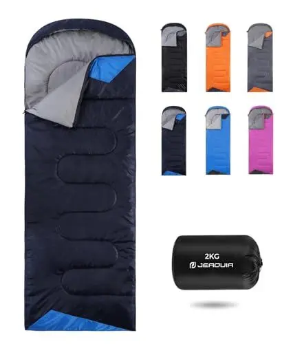 Produktbild: Schlafsäcke für Erwachsene, kaltes Wetter, 20 Grad, Rucksackreisen, Ultraleicht, wasserdicht, Schlafsack für Jugendliche, Damen, für Camping, Wandern, Outdoor, mit Kompressionssack