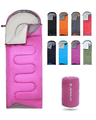 Produktbild: Schlafsäcke für Erwachsene, kaltes Wetter – 20 Grad Rucksackreisen, leicht, wasserdicht, für Mädchen, Jungen, Herren, Teenager, Frauen, für Camping, Wandern, Outdoor, Reisen, Jagd, mit
