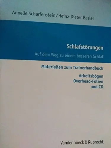 Produktbild: Schlafstörungen, Overhead-Folien und Arbeitsbögen, m. Audio-CD: Auf dem Weg zu einem besseren Schlaf. Psychologisches Trainingsprogramm für Gruppen- und Einzelbehandlung (Analysen Und Dokumente)