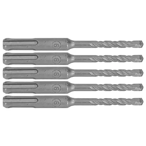 Produktbild: Schlagbohrer-Bit-Kit, Tragbarer 5-teiliger Hammerbohrer 4,33 Zoll für Stein (6mm)