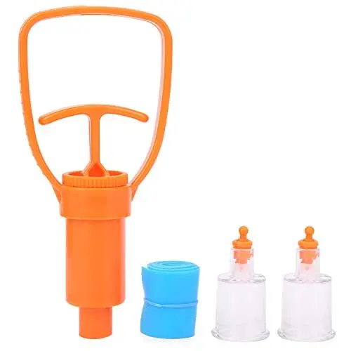 Produktbild: Schlangenbiss-Extraktor-Vakuumpumpe, Gifte Schnell Entfernen, Notfallwerkzeug für Camping, Outdoor-Aktivitäten, ABS-Material, Orange, 12,5 X 6 X 3 cm