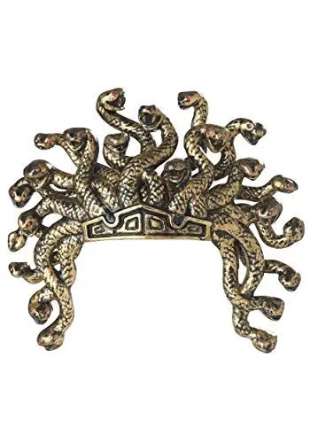 Produktbild: Schlangen-Krone Medusa-Haarschmuck gold - Gold