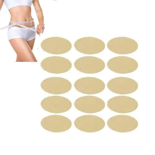 Produktbild: Schlankheits Pflaster, Gewichtsverlust Aufkleber, 100 Stück Ingwer Körper Schlankheits Pflaster, Natürliche Organische Fettlösung, Schwellung, Bauch, Pellet Bauch Aufkleber für Taille, Bauch und Gesäß