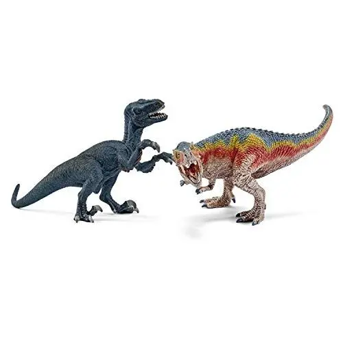 Produktbild: Schleich 42216 - Spielzeugfigur - T-Rex und Velociraptor, klein
