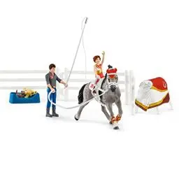 Produktbild: Schleich 42443 Horse Club Mia's vaulting set, 6.6 x 24.5 x 19 cm