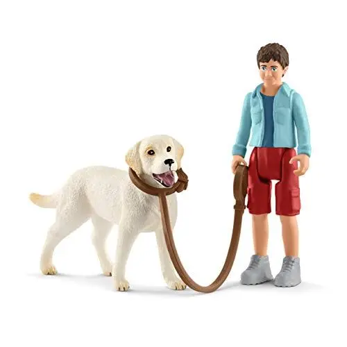 Produktbild: Schleich 42478 Farm World Walking with Labrador Retriever