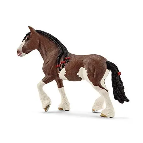Produktbild: schleich 13809 Clydesdale Stute, für Kinder ab 3+ Jahren, FARM WORLD - Spielfigur, Braun