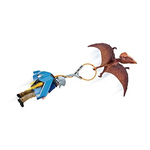 Produktbild: schleich 41467 Jetpack Verfolgung, für Kinder ab 5-12 Jahren, DINOSAURS - Spielset