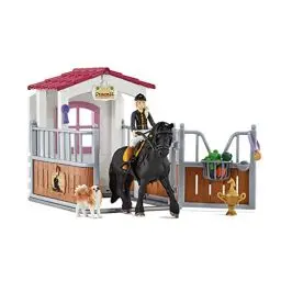 Produktbild: schleich 42437 Pferdebox mit HORSE CLUB Tori & Princess, für Kinder ab 5-12 Jahren, HORSE CLUB - Spielset