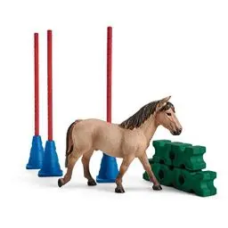 Produktbild: schleich 42483 Pony Slalom, ab 3 Jahren, FARM WORLD - Spielset, 12 Teile