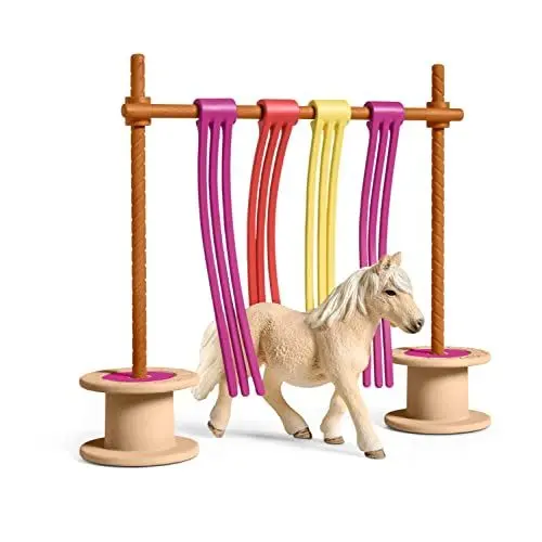 Produktbild: schleich 42484 Pony Flattervorhang, für Kinder ab 3+ Jahren, FARM WORLD - Spielset