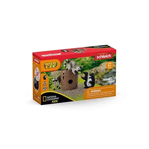 Produktbild: schleich 42532 Spielspaß um die Nuss (NatGeo), für Kinder ab 3+ Jahren, WILD LIFE - Spielset