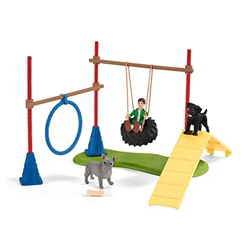 Produktbild: schleich 42536 Spielspaß für Hunde, ab 3 Jahren, FARM WORLD - Spielset, 14 Teile