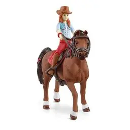 Produktbild: schleich 42539 Horse Club Hannah & Cayenne, ab 5 Jahren, HORSE CLUB - Spielset, 6 Teile