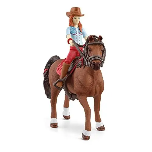 Produktbild: schleich 42539 Horse Club Hannah & Cayenne, ab 5 Jahren, HORSE CLUB - Spielset, 6 Teile
